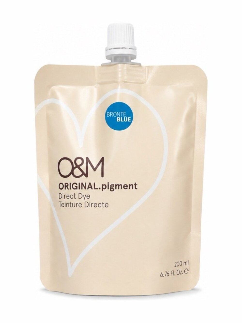 O&M Original Pigment Direct Dye Bronte Blue 200ml 6.76 fl oz Hair Color